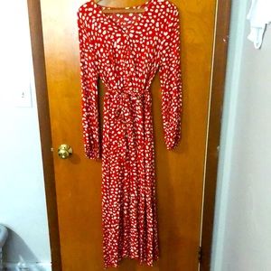 Beautiful Fall long sleeve long dress.